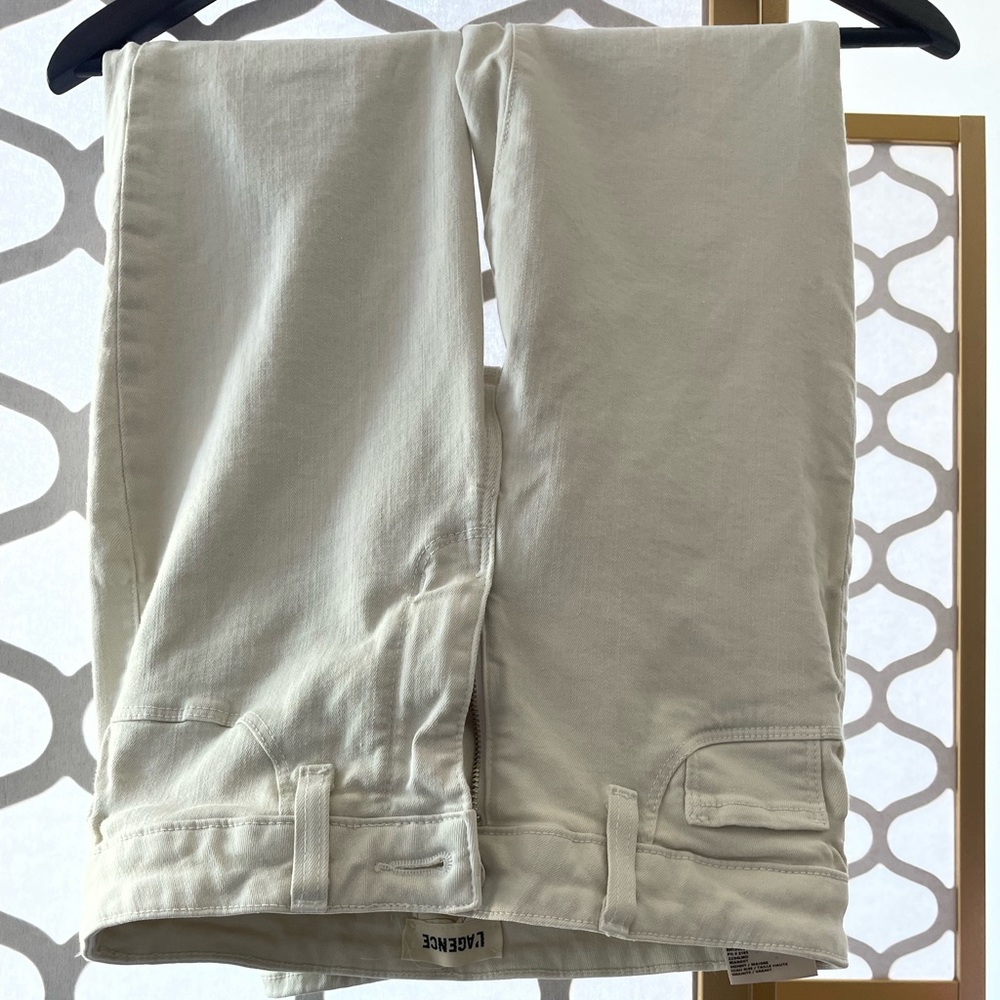L’agence “jeans" - size 27, ecru, stretchy pants, slim fitting